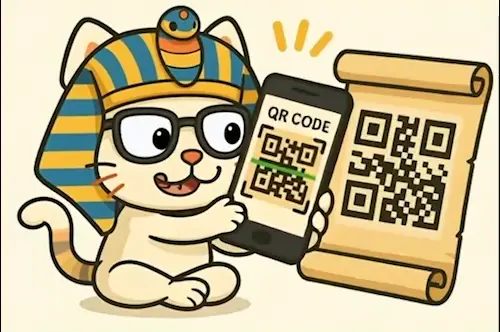 卡牌背面二維碼範例